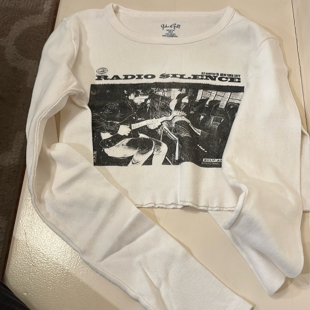 Brandy Melville John Galt Radio Silence long sleeve top